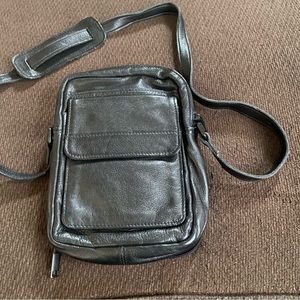 Brookstone Leather “Gadget” Bag